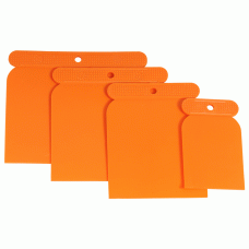 Plastic scraper tool set