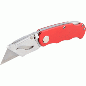Folding knife with trapezoidal blade