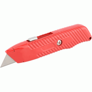 Knife with a trapezoidal blade