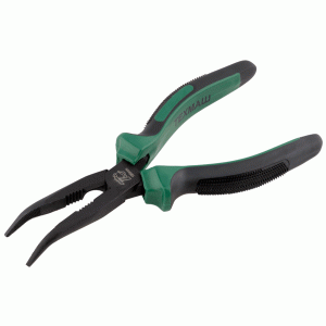 Long nose pliers curved 200(10300)