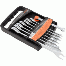 Combination ratchet wrench set straight