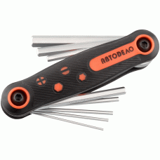 Hexagonal wrench set in cage