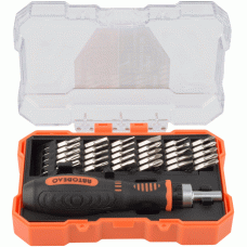 Screwdriver with interchangeable inserts