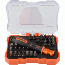 Screwdriver with interchangeable inserts