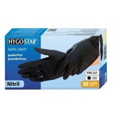перчатки из нитрила без напыления 100 шт, HYGOSTAR
