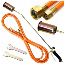 горелка газовая  со шлангом 5м, сопло 60мм, мощность 58кВт, расход газа 4000г/ч, SILVER AB0283