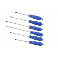 Screwdriver set 6 pcs. impact screwdrivers, SILVER