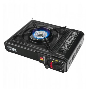 ТУРИСТИЧЕСКАЯ ГАЗОВАЯ ПЛИТА С ДОПОЛНИТЕЛЬНЫМ ПОДКЛЮЧЕНИЕМ К ГАЗУ 2,5кВт SILVER Bdz-155-A, 11460