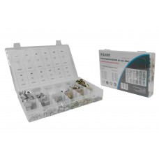 Set of threaded rivets 300 pcs.  SILVER