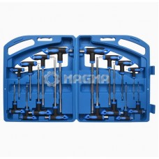 Набор ключей TORX Т-образный / T10-T50,  MAGMA MG50781