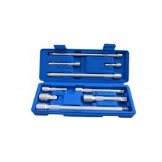 Extension set , 9 pcs, 1/4+3/8+1/2