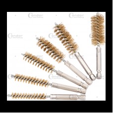 Brush set, brass, 1/4