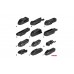 AMiO Hybrid Multi-Function Wiper Blade 28 inch 700 mm 12 Adapters AMIO-01201