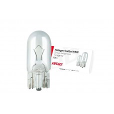 Галогенные лампы W5W T10 5W W2.1x9.5d 12V 10шт. (Е8) AMIO-01483