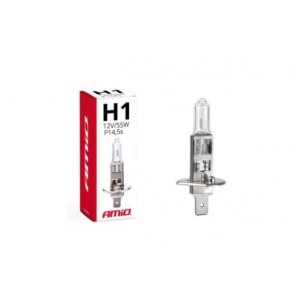 Галогенная лампа H1 12V 55W filtr UV (E8) AMIO-01484