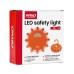 Emergency Warning Light with Flashlight Function, 3xAAA, IP65, 12SMD+3SMD, AMIO-02499