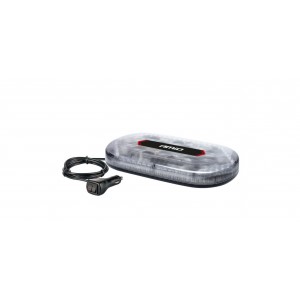 LED emergency stop light 33 cm, R65, R10, 12-24 V, AMIO-03336