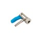 6 mm Iron-Nickel-Plated Tire Inflator Nozzle AMIO-04497