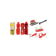 VELOSIPĒDU REMONTA KOMPLEKTS SARKANS 27 GAB. INSTRUMENTI WMC 2727R Priekšmetu skaits 27 gb 3602727