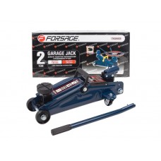 2-ton hydraulic rolling jack with 180° rotating handle, 140–340 mm, with rubber pad, rolling. Forsage F-TH22005CB, 7877