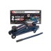 2-ton hydraulic rolling jack with 180° rotating handle, 140–340 mm, with rubber pad, rolling. Forsage F-TH22005CB, 7877