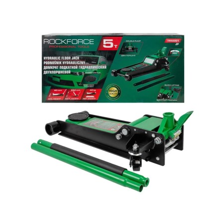 Riteņu hidrauliskais domkrāts 5 t (90–575 mm)  FORSAGE TR50001 (28329) 3628329