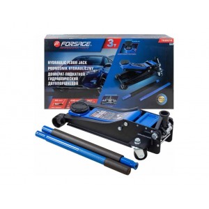 Подкатной гидравлический двухпоршневой домкрат3 т, h min 85 мм, h max 430 мм FORSAGE, T830018, 58627 Кол-во предметов 1 шт 3641013