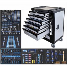 Тележка инструментальная (с инструментом) ; 7 ящиков ASTA, V-T250E