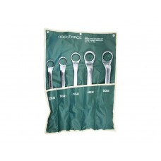 12-punktu atslēgu komplekts 45°, 5 gab. (32x36, 36x41, 41x46, 46x50, 50x55 mm) ROCKFORCE, RF-5059P (51029)