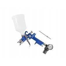 Sprayer with top plastic tank (tank 0.6 l, nozzle 1.7mm 3.45 atm Airflow:250 l/min), HVLP, FORSAGE, F-W-827-14 (51350)