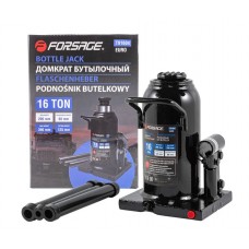 Hidrauliskais pudeļu domkrats ar vārstu 16,0 t (227-427 mm) FORSAGE T91604 EURO (51358)