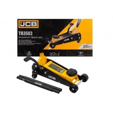Hidrauliskais domkrats. Ātrā pacelšanas funkcija ar kājas pedāli. 3t, 145-500mm.jack.jack, 38kg, JCB T83502 (58062)