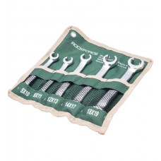 Set of cut wrenches (rolling) , 5pcs, (8x10,9x11,12x13,14x17,18x19mm) , ROCKFORCE RF-5058 (47273)