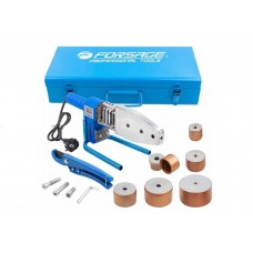 Аппарат для сварки полимерных труб Forsage 1000 W, 6 насадок: 20, 25, 32, 40, 50, 63 мм  FORSAGE F-PW-1002(58974)
