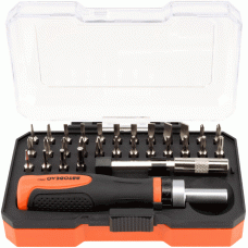 Screwdriver with interchangeable inserts