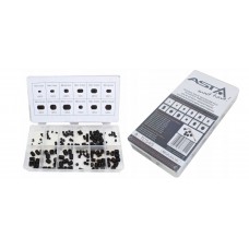 Набор винтов с плоским нажимом без головки M3-M10, ASTA,  A-TC545