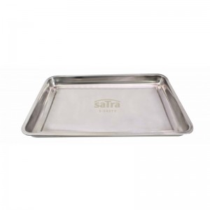 STAINLESS STEEL TRAY 600X400X50MM, SATRA