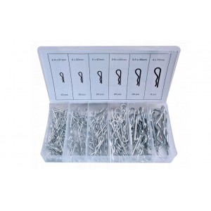 Cotter pins, corrugated with fixation, 150 pcs.  2.4-4.0 MM ASTA, A-TC514