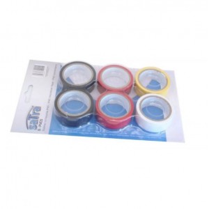 Изолента  6шт., 5 m x 19mm, SATRA  S-PVC5