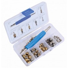 Gaisa kondicioniera uzgaļu komplekts ar uzgriežņu atslēgu, 41 gab., ASTA A-TC515