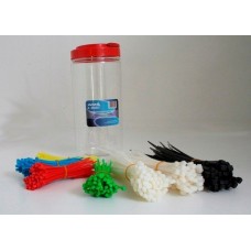 Набор стяжек (хомутов) пластиковых 600шт. ASTA