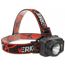 Galvas lukturītis 35 lm + 120 lm, 1200 mAh VERKE PREMIUM