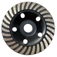 Concrete grinding disk O125mm,22,2mm, TURBO, VERKE Diametr 125 mm 380127