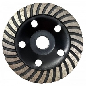 Шлифовальный диск по бетону O125мм,22,2mm, TURBO, VERKE
