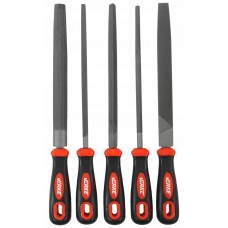 set of metal files, 5 pcs. 200mm VERKE