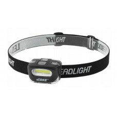 Фонарик на голову COB 5W DC 4,5V - 3 x bat. AAA 1,5V VERKE V87506