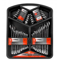 32 gab. kombinēto atslēgu komplekts. 6-19 mm VERKE PREMIUM V35339 V35339