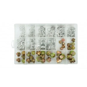 ALUMINUM WASHERS AND DRAIN PLUGS 534 PCS V06713