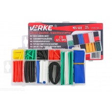 Термоусадочные трубки цветные с клеем 171 шт., VERKE, V06736