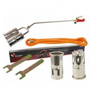 Двойная газовая горелка 2x20кВт, 2x60мм, 3м,DEGET V07454